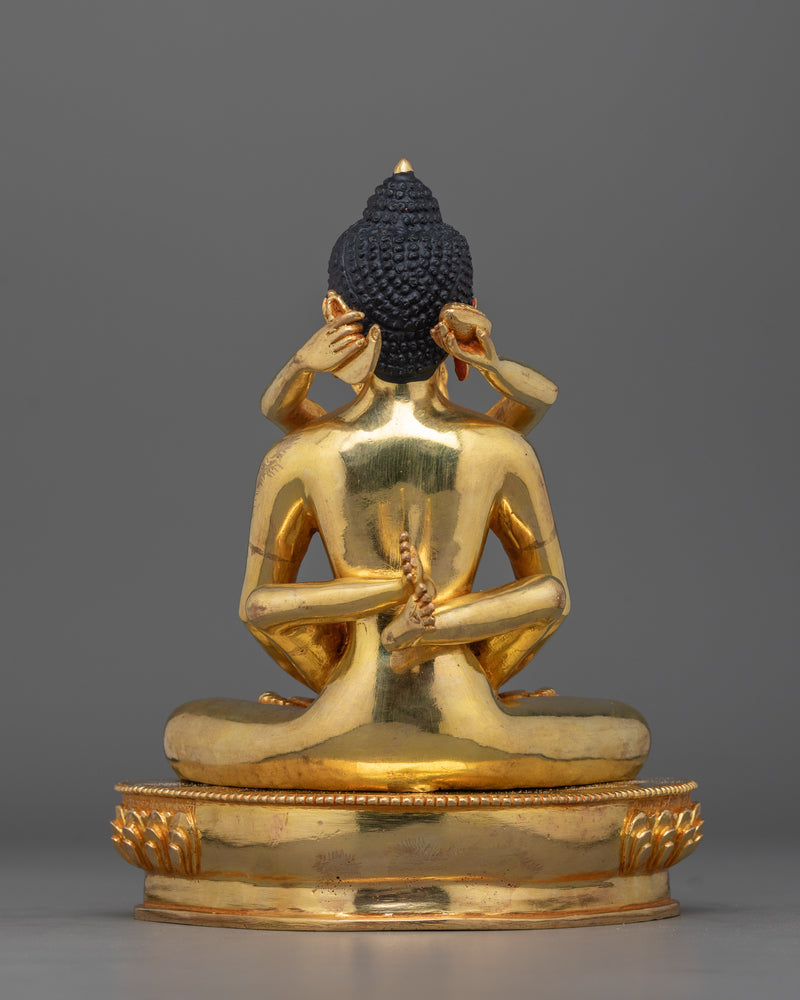 Union of Samanthabhadra with Consort Figure | Symbol of Balanced Wisdom and Compassion