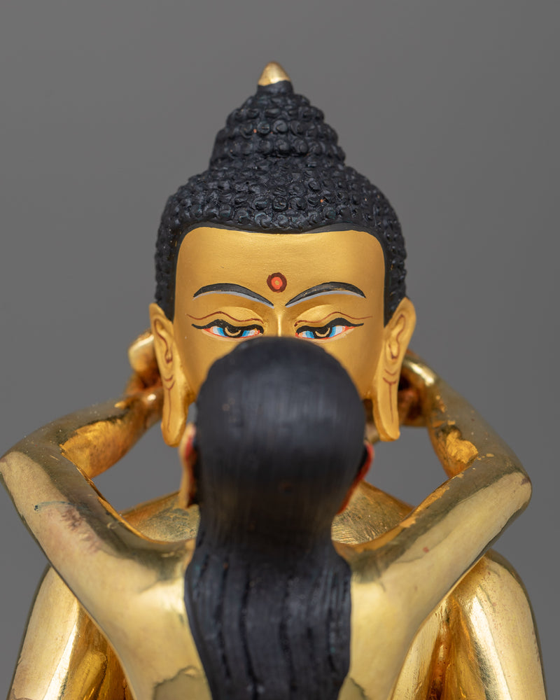 Union of Samanthabhadra with Consort Figure | Symbol of Balanced Wisdom and Compassion