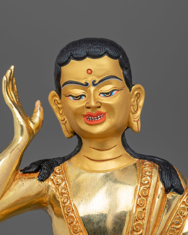 Tibetan Yogi Sacred Milarepa Statue | Embodiment of Enlightenment and Devotion