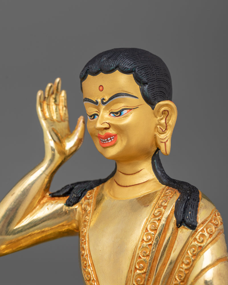 Tibetan Yogi Sacred Milarepa Statue | Embodiment of Enlightenment and Devotion