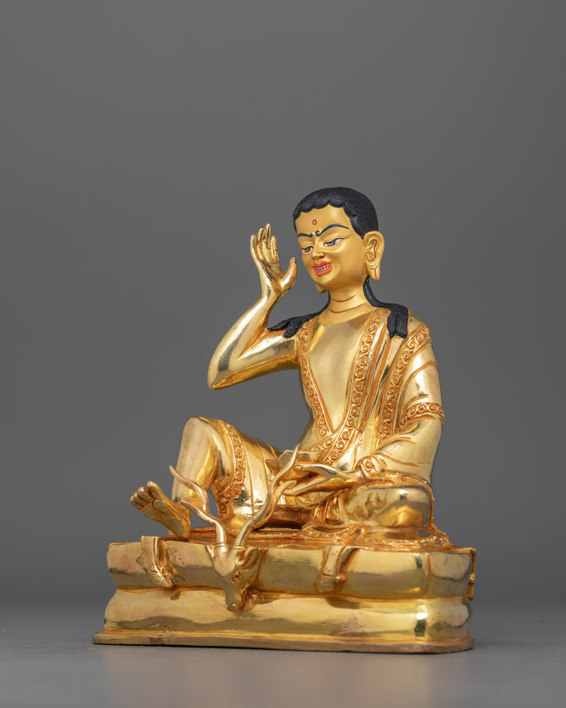 Tibetan Yogi Sacred Milarepa Statue | Embodiment of Enlightenment and Devotion