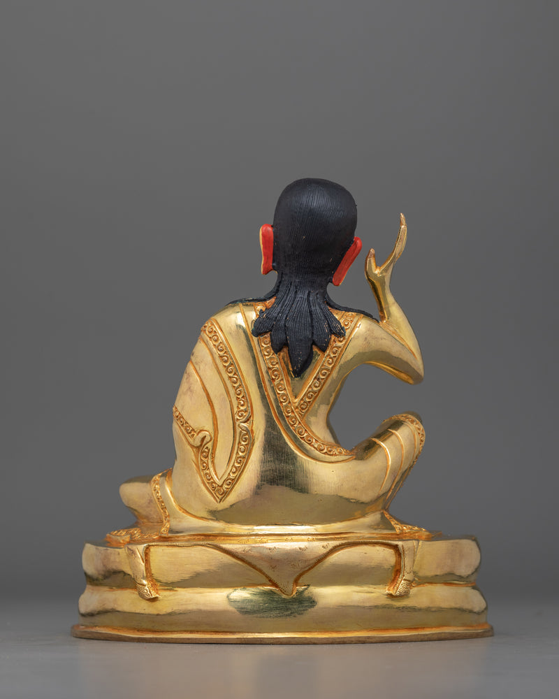 Tibetan Yogi Sacred Milarepa Statue | Embodiment of Enlightenment and Devotion