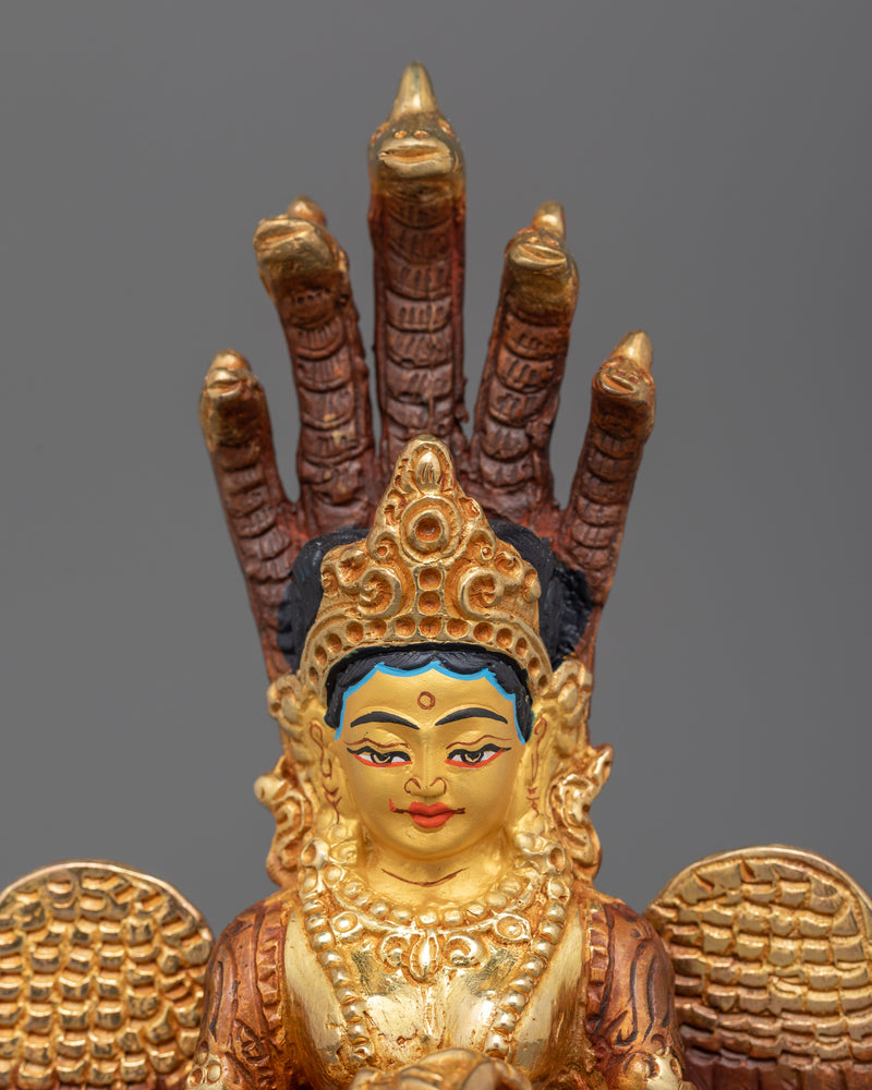 Handmade Sacred Naga Kanya Statue | Invites Blessings of Abundance, Harmony, and Wisdom