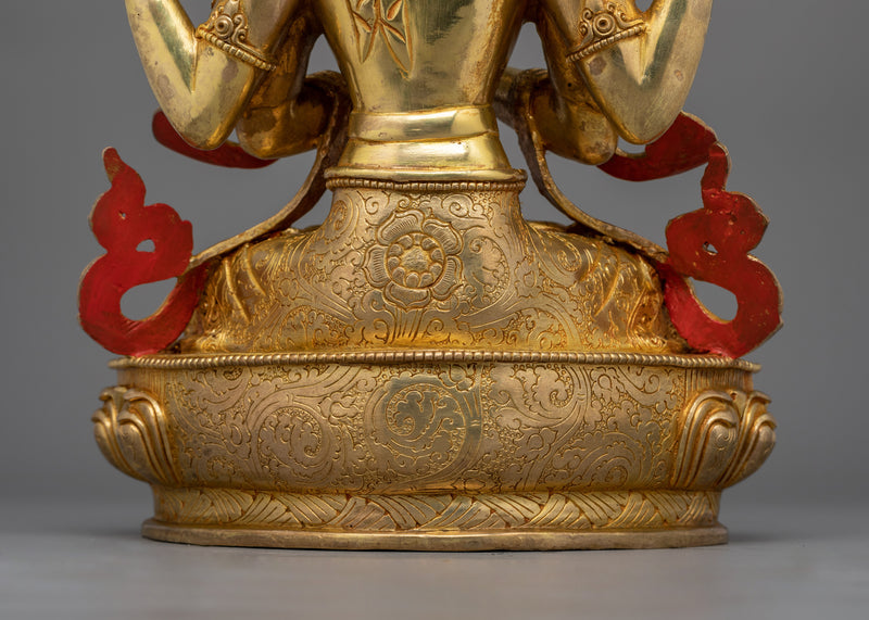 Chenrezig Embodiment of Compassion and Wisdom | Handmade Buddhist Statue