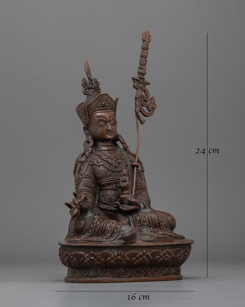 Lotus Born Deity Guru Rinpoche Figurine | Master of Vajrayana and Tantra