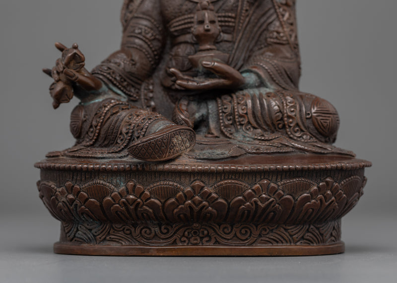 Lotus Born Deity Guru Rinpoche Figurine | Master of Vajrayana and Tantra