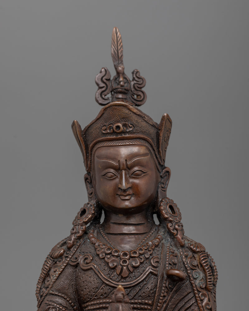 Lotus Born Deity Guru Rinpoche Figurine | Master of Vajrayana and Tantra