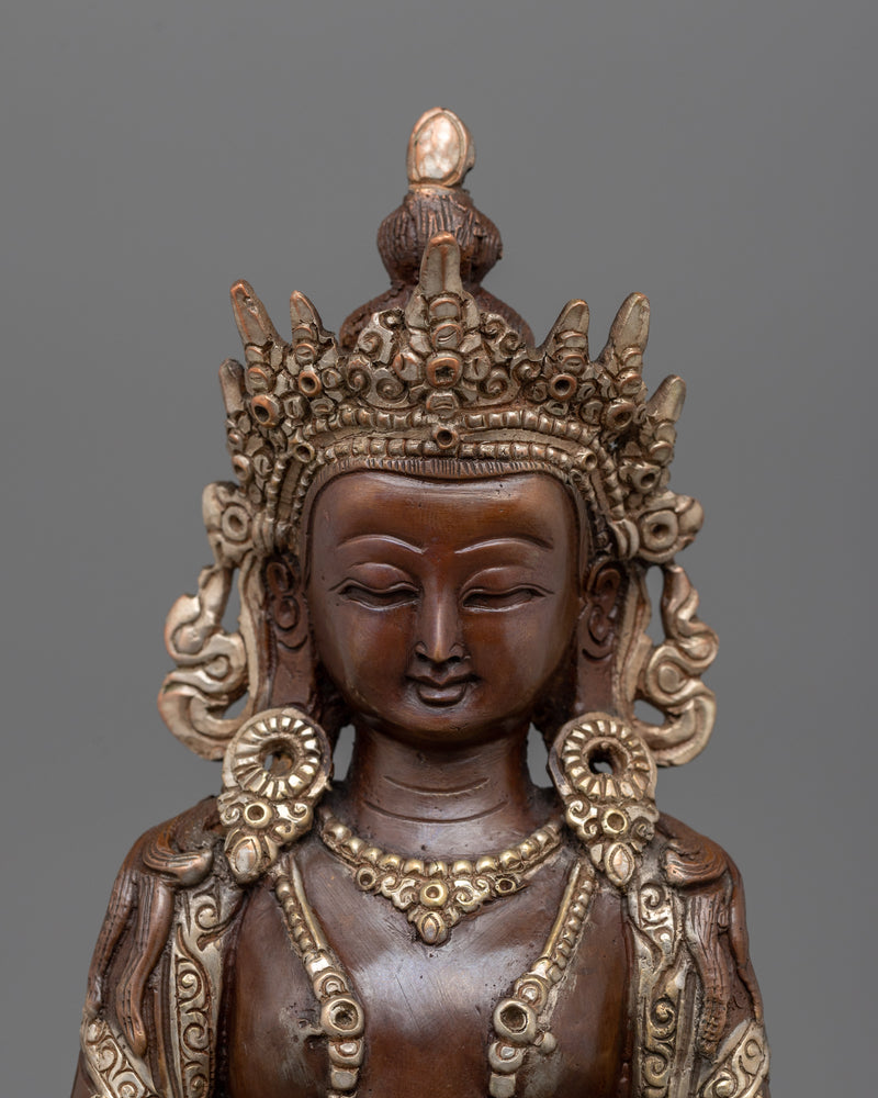 The Main Buddha  of Pure Land Buddhism Amitayus Statue | Compassion and Wisdom Art