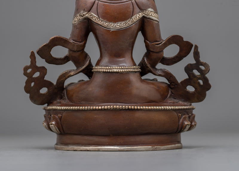 The Main Buddha  of Pure Land Buddhism Amitayus Statue | Compassion and Wisdom Art