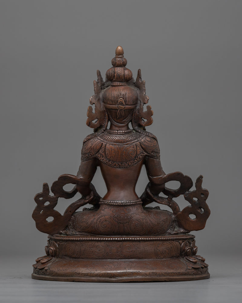 Amitayus Statue for Spiritual Immortality | Symbol of Longevity and Compassion