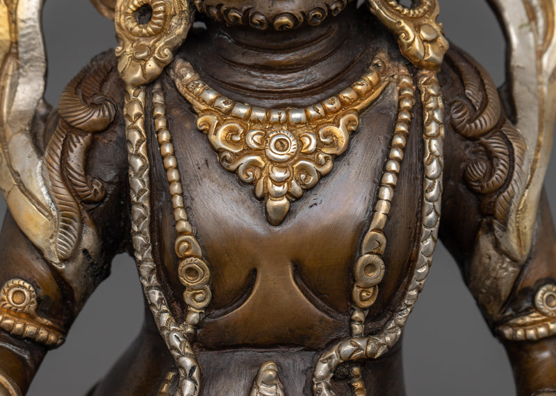 Buddhist Wealth Deity Dzambhala Statue | Symbol of Abundance and Spiritual Enrichment