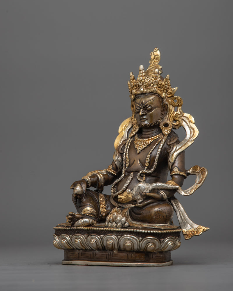 Buddhist Wealth Deity Dzambhala Statue | Symbol of Abundance and Spiritual Enrichment