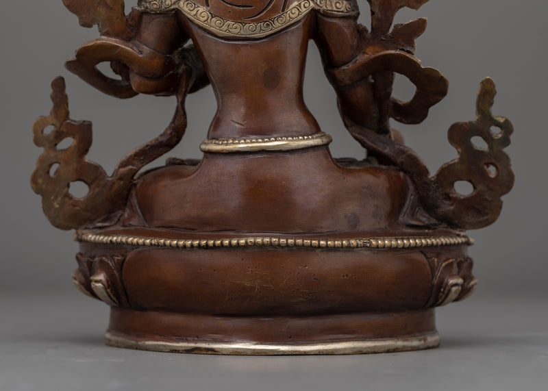 Compassionate Goddess White Tara Figure | Embodiment of Purity and Serenity