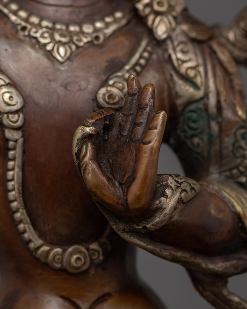 Manjushri with Sword of Awareness Statue | Buddhist Protector of Wisdom