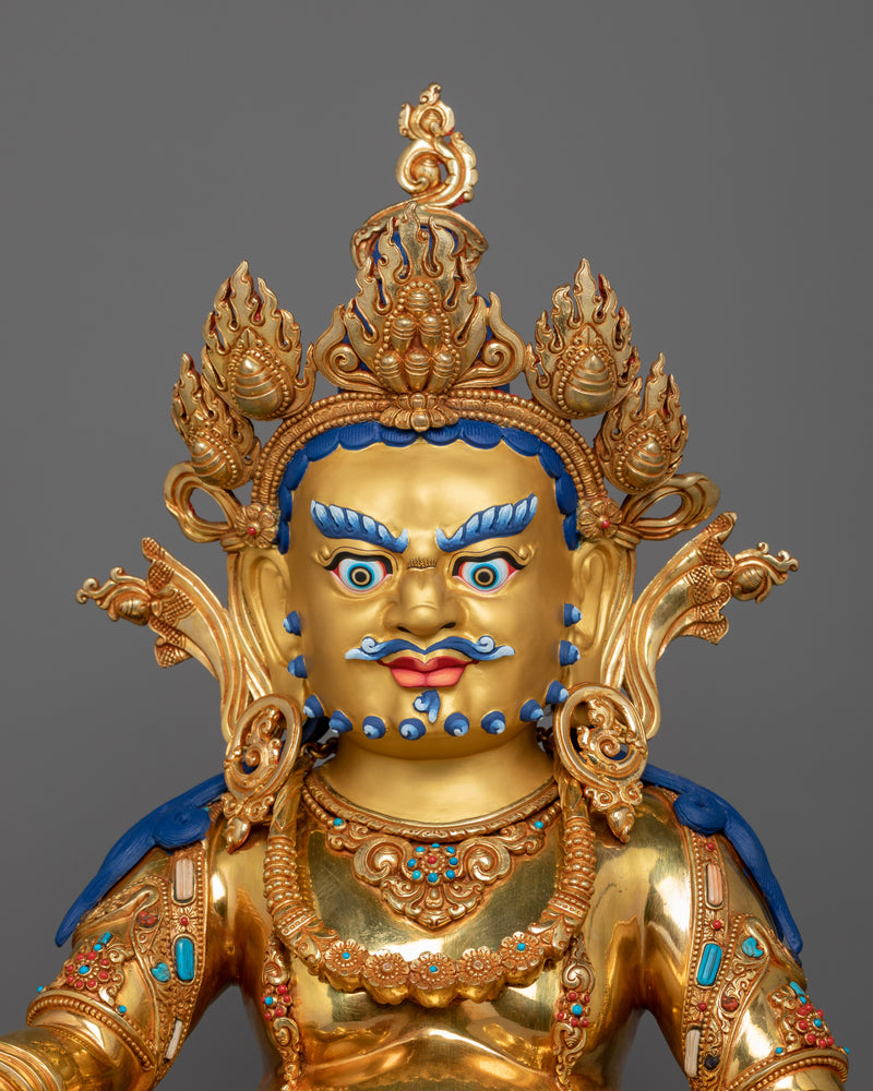 God of Abundance and Blessings Dzambhala Statue | Symbol of Material and Spiritual Wealth