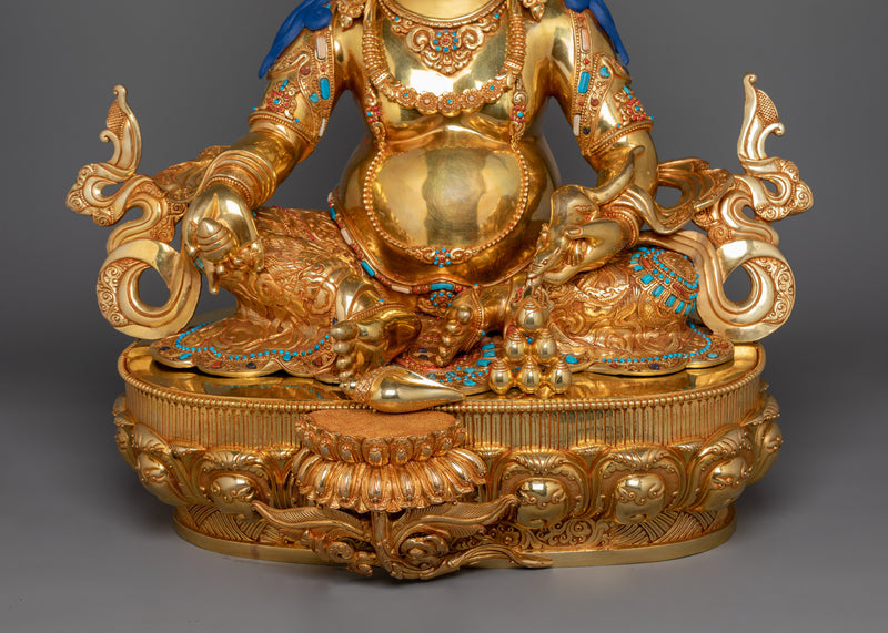 God of Abundance and Blessings Dzambhala Statue | Symbol of Material and Spiritual Wealth