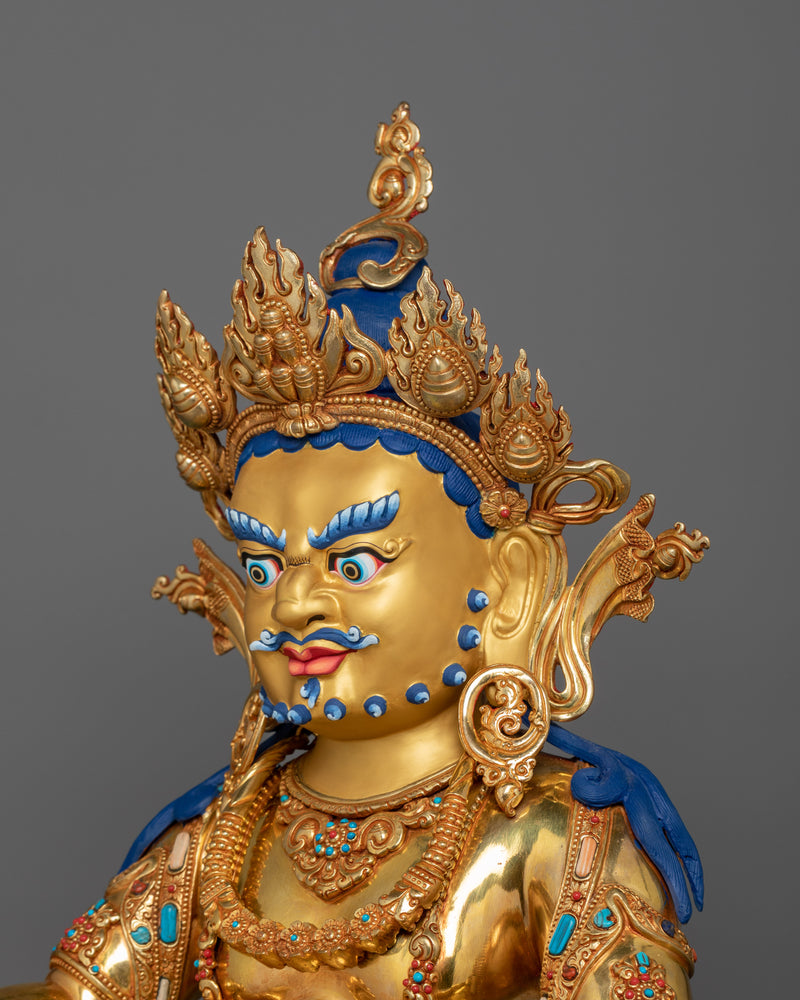 God of Abundance and Blessings Dzambhala Statue | Symbol of Material and Spiritual Wealth