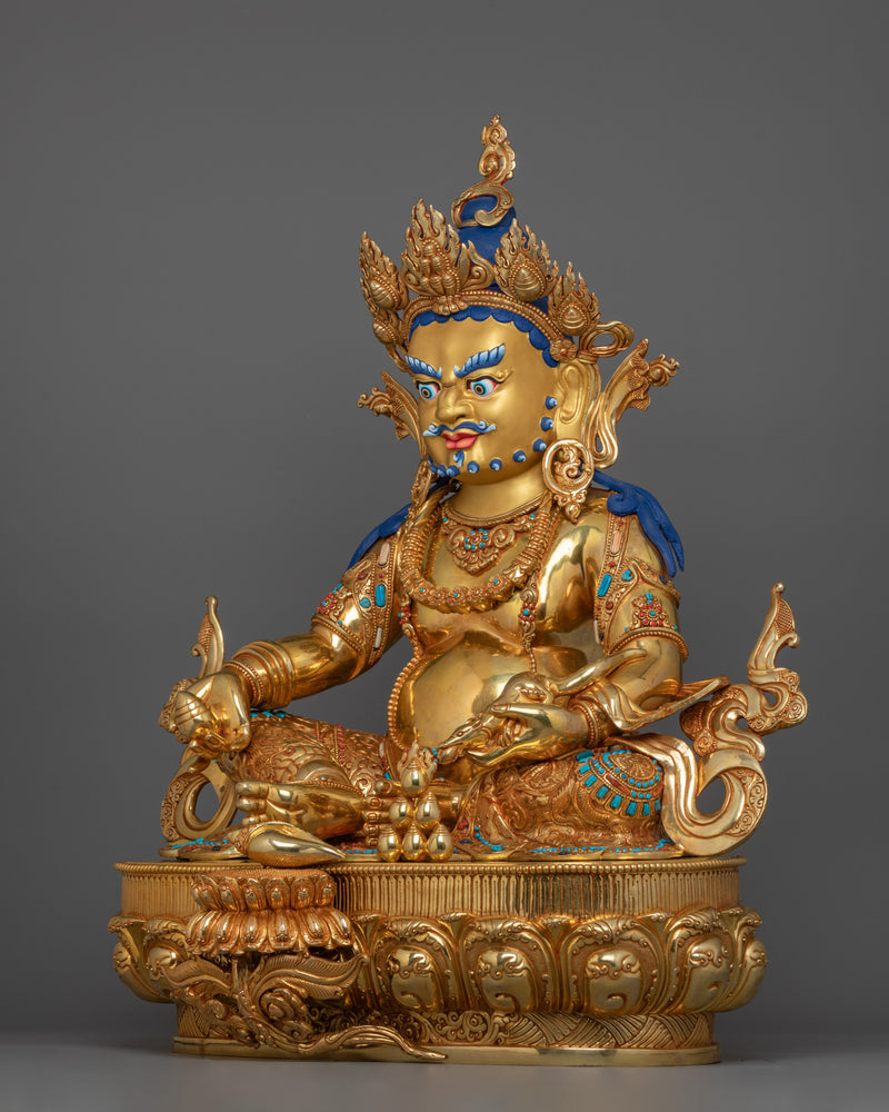 God of Abundance and Blessings Dzambhala Statue | Symbol of Material and Spiritual Wealth