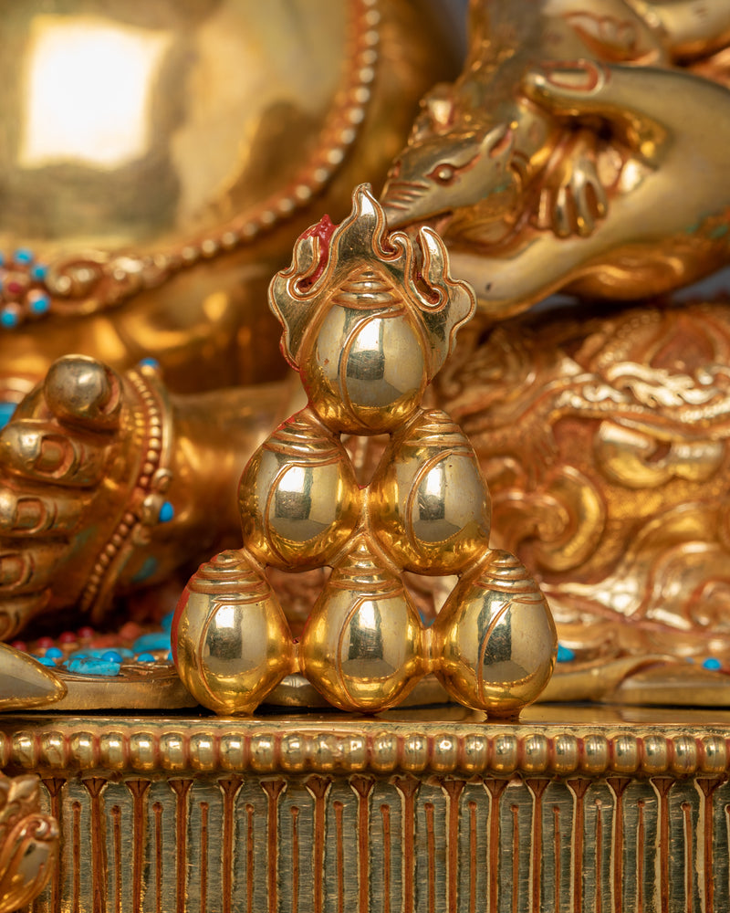 God of Abundance and Blessings Dzambhala Statue | Symbol of Material and Spiritual Wealth