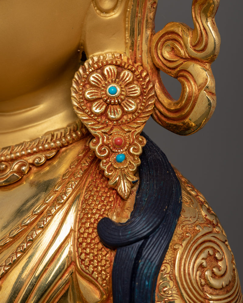 Hand-crafted Vajrasattva Religious Statue | Sculpture for Buddhist Shrine Room Decor