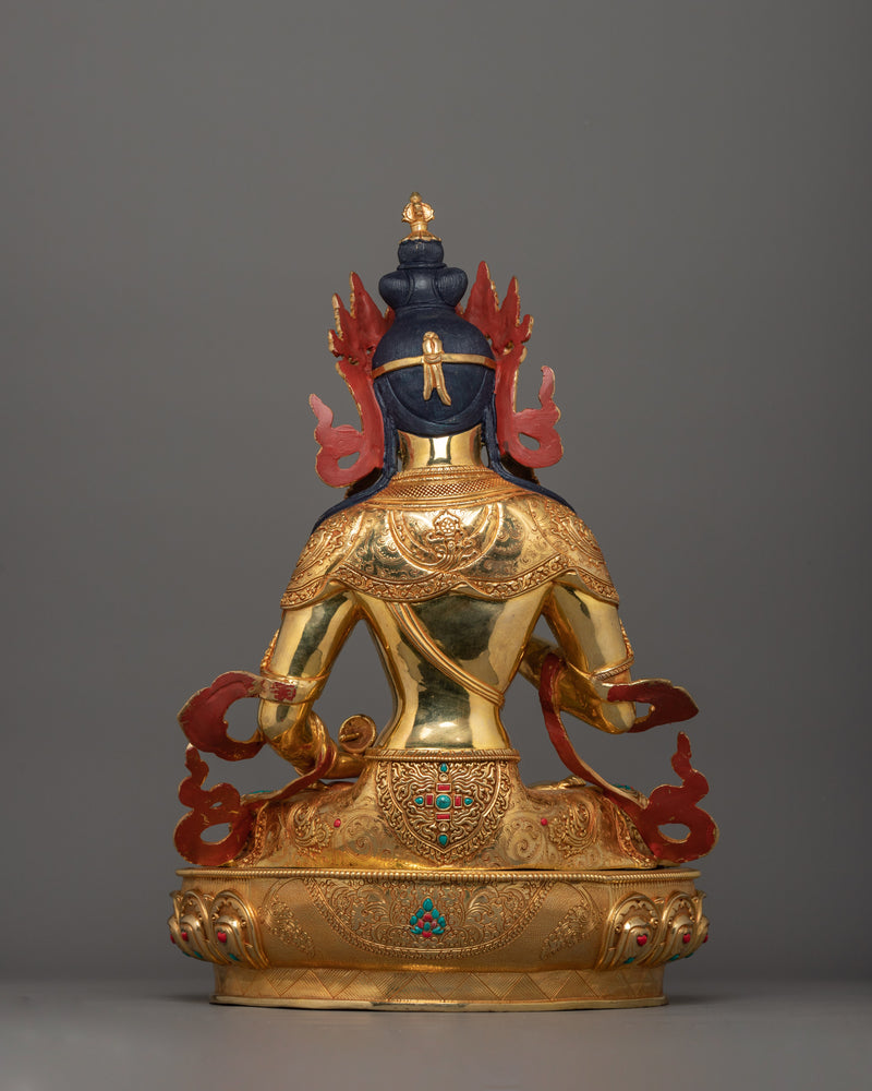 Hand-crafted Vajrasattva Religious Statue | Sculpture for Buddhist Shrine Room Decor