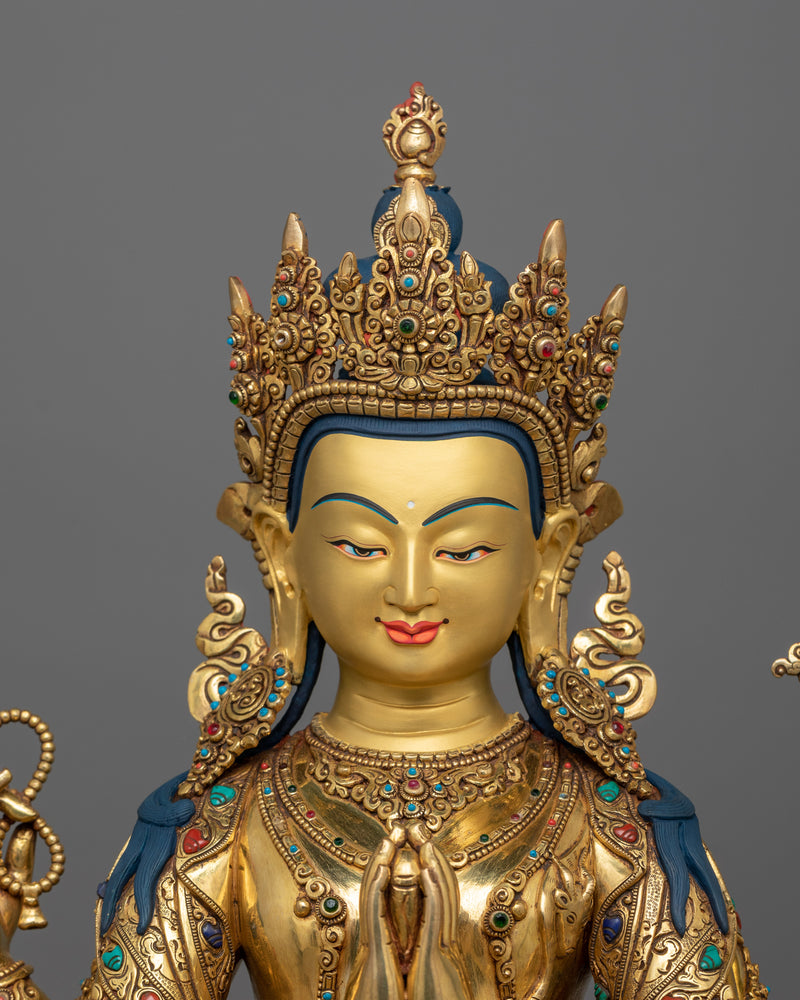 Bodhisattva of Compassion Chenrezig Figurine | Protector of All Sentient Beings