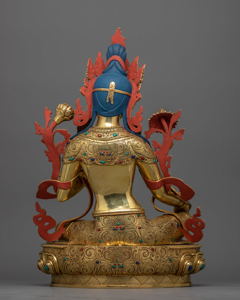 Compassionate Tibetan Buddhism Green Tara Rupa | The Swift Liberator