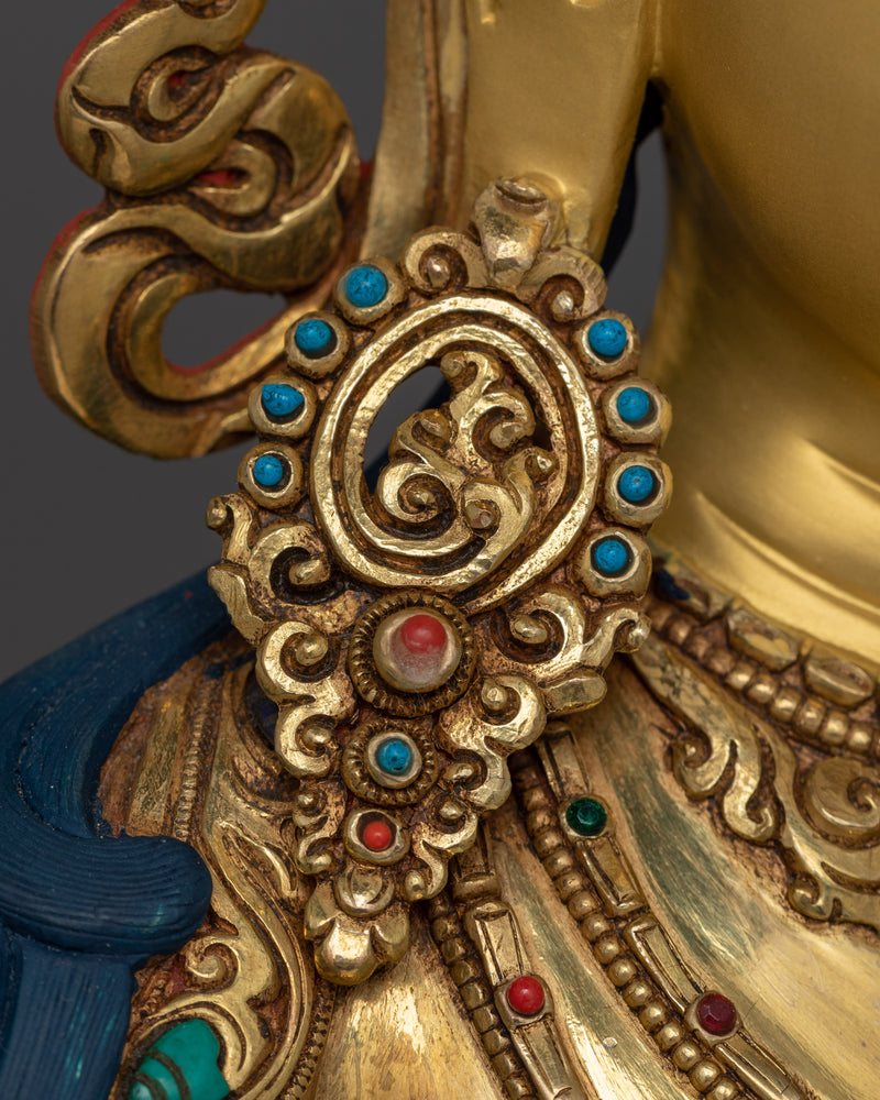 Guardian Manjushri Spiritual Statue | Embodiment of Wisdom and Protection