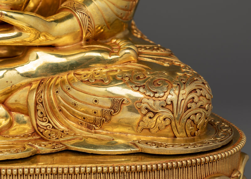 Enlightened Statue of Shakyamuni Buddha | A Sacred Masterpiece of Tranquility