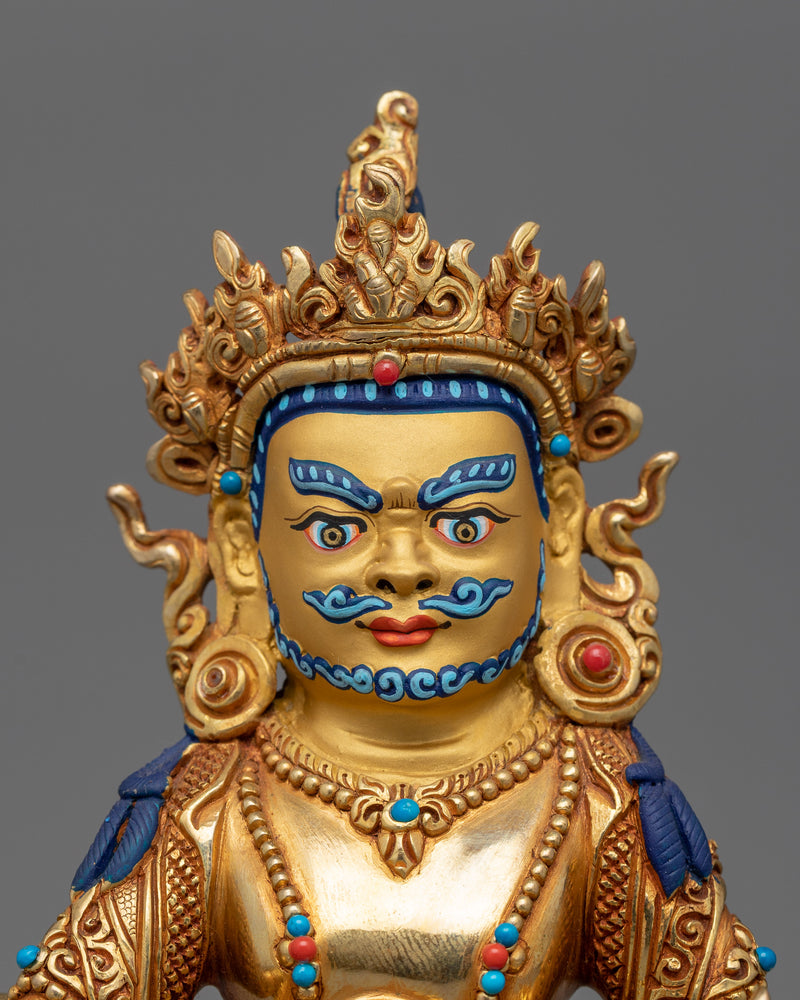 Dzambhala Wealth's Treasure Trove of Prosperity | Precious Golden Deity