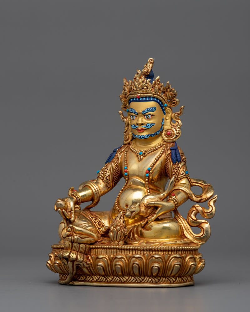 Dzambhala Wealth's Treasure Trove of Prosperity | Precious Golden Deity