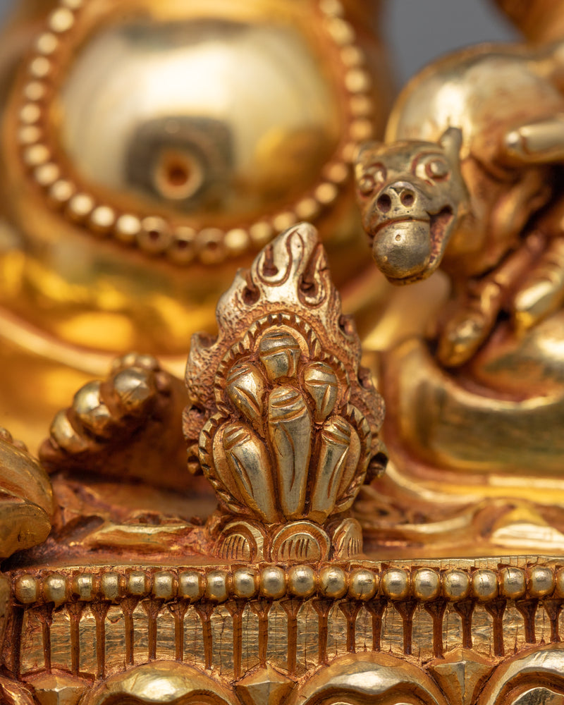 Dzambhala Wealth's Treasure Trove of Prosperity | Precious Golden Deity