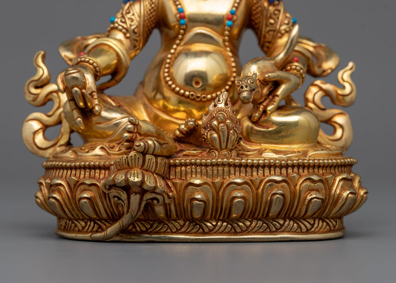 Dzambhala Wealth's Treasure Trove of Prosperity | Precious Golden Deity