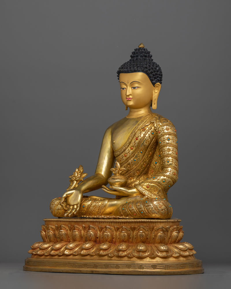 Lapis-Lazuli Buddha of Medicine Figurine | The Healing Protector