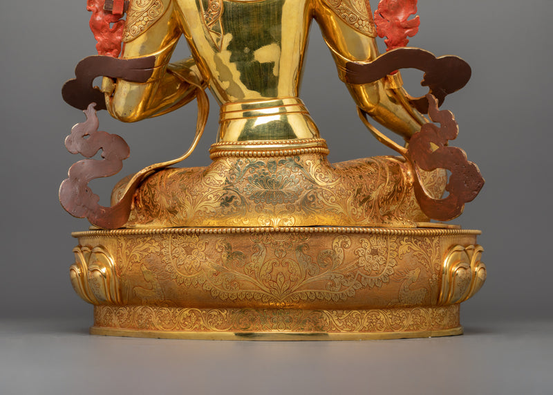 Manifestation Of The Enlightened Green Tara Statue | Savior Of Spiritual Challenges