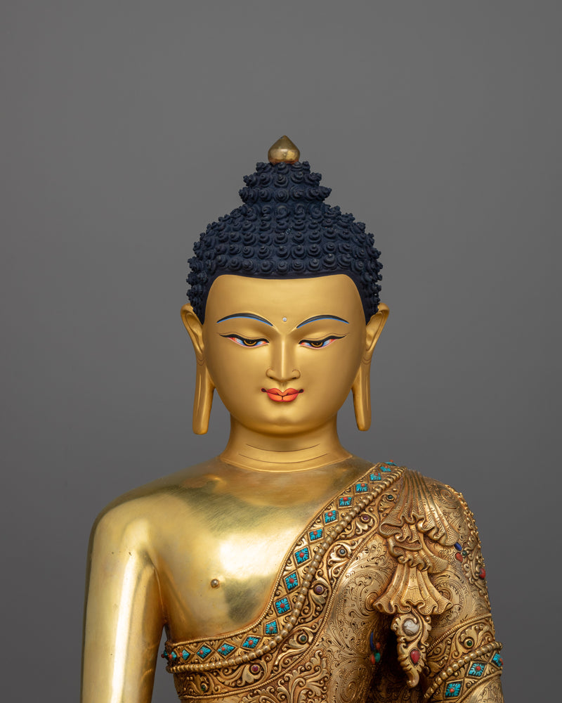 Shakyamuni Buddha Statue of Enlightenment and Compassion | Symbolizing peace and Wisdom