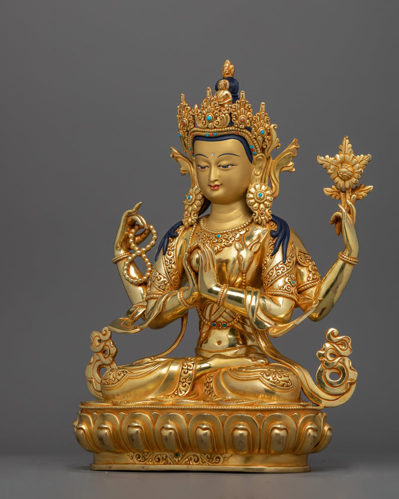 Home Decor Chenresig Statue | Bodhisattva of Compassionate Action