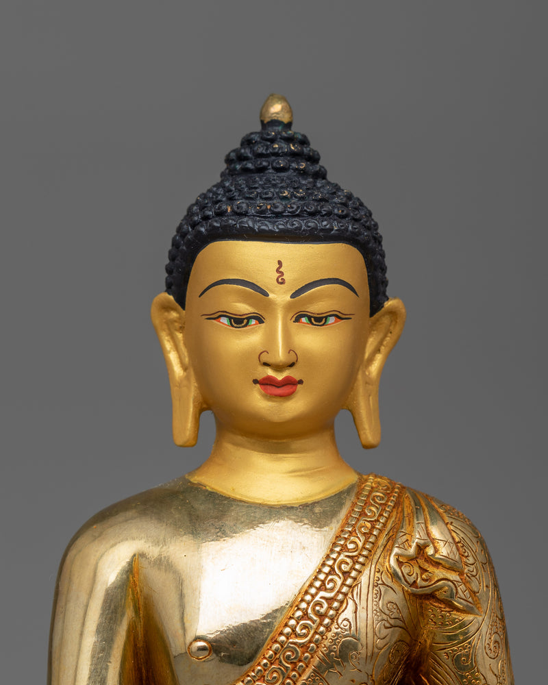 Historical Buddha Shakyamuni Dharma Decor | Embodiment of Inner Peace and Awakening