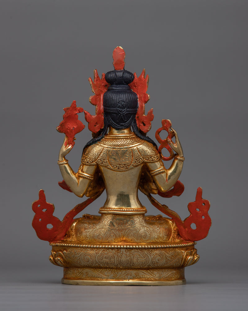 Lord of Infinite Compassion Chenrezig Statue | Symbol of Mercy and Benevolence