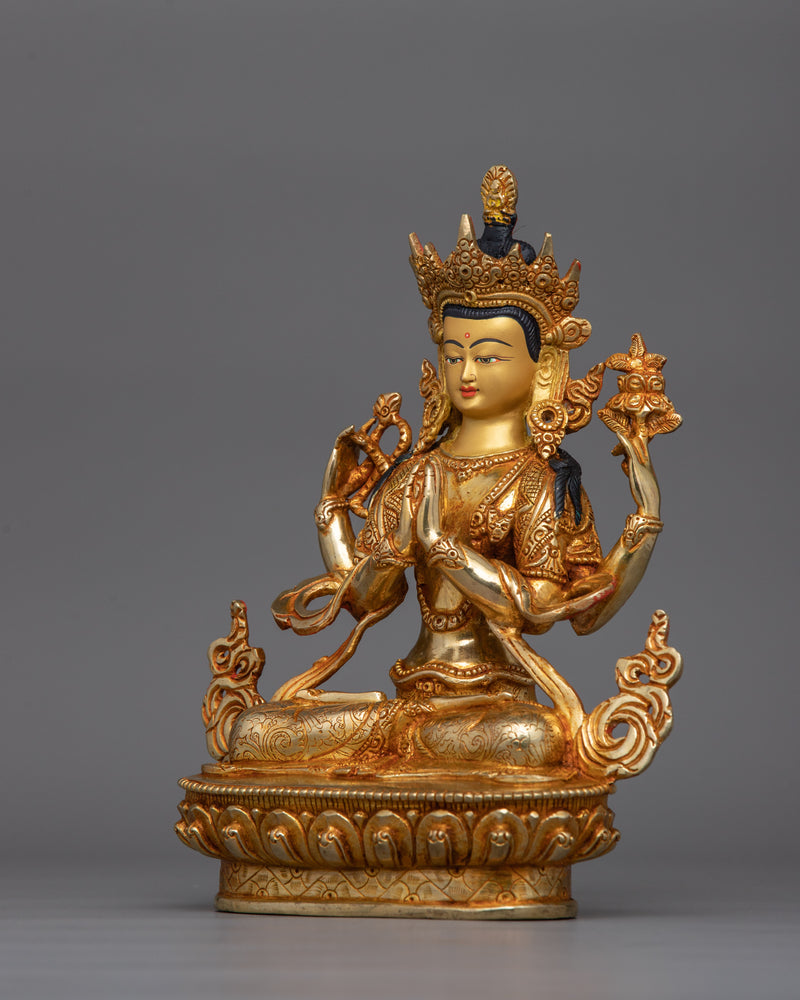 Lord of Infinite Compassion Chenrezig Statue | Symbol of Mercy and Benevolence