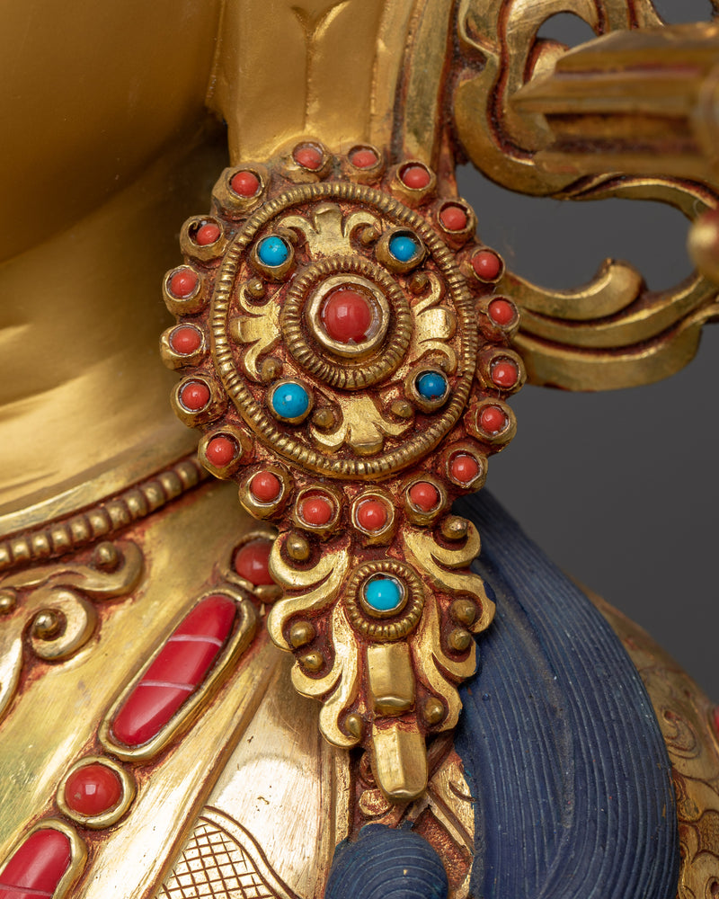 The Manjushri Statue Buddhist Deity of Wisdom | Symbol of Knowledge and Clarity