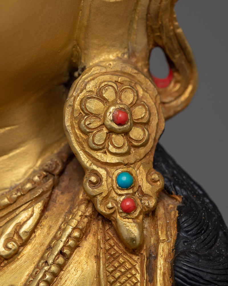 33cm Tibetan Scared Manjushri Statue | Wisdom and Knowledge