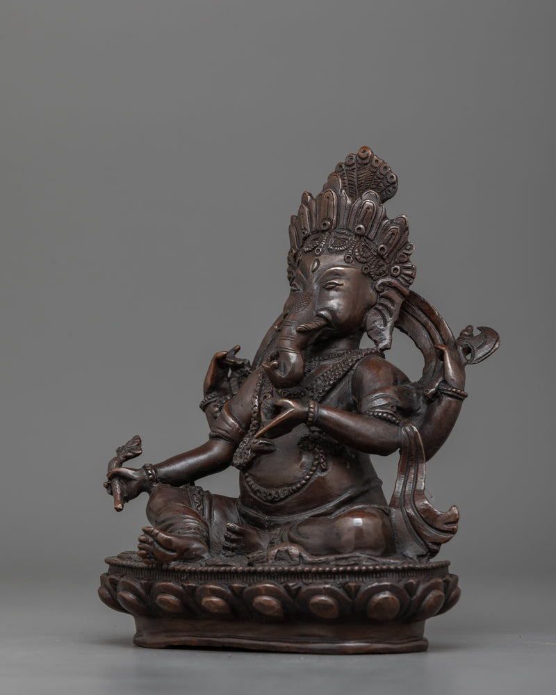 Hindu Lord of Wisdom Ganesh Figure | Spiritual Home Decor Statue