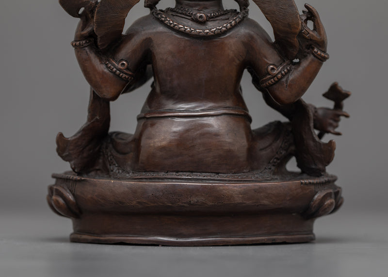 Hindu Lord of Wisdom Ganesh Figure | Spiritual Home Decor Statue