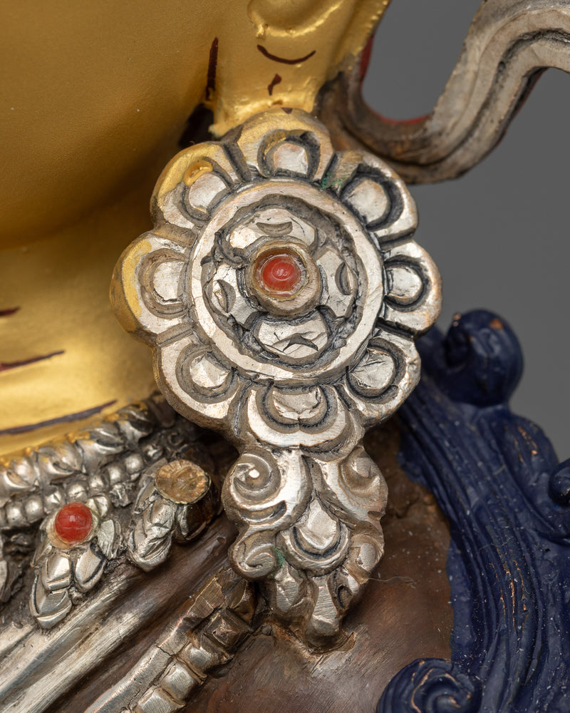 Buddhist Knowledge Deity Manjushri Statue | Spiritual Himalayan Craftsmanship