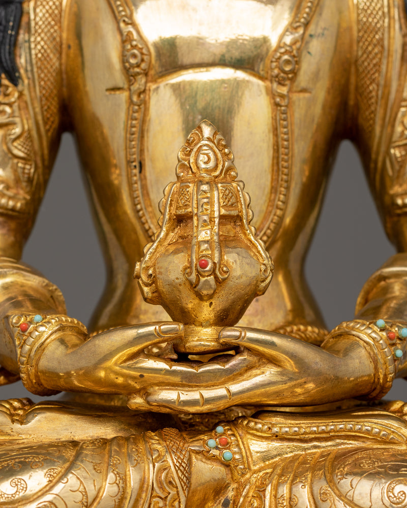 Symbol of Longevity and Compassion Amitayus Statue | Handcrafted Buddhist Art