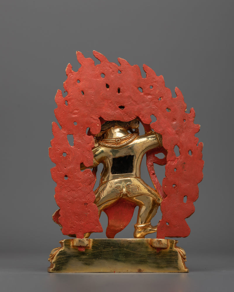 Holder of a Thunderbolt Vajrapani Sculpture | Traditional Himalayan Art of Nepal