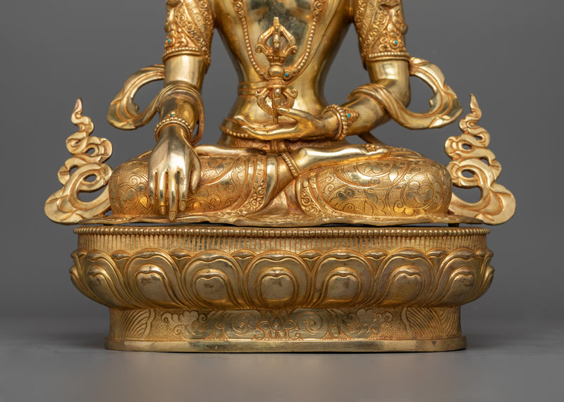 Traditionally Handcarved Mitrupa Buddha Figurine | Akshobya Buddha Statue