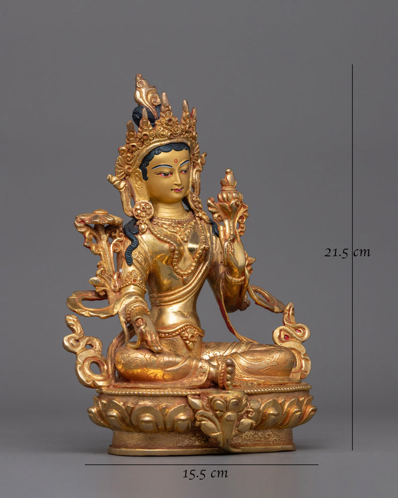 green-tara-sculpture-for-altar