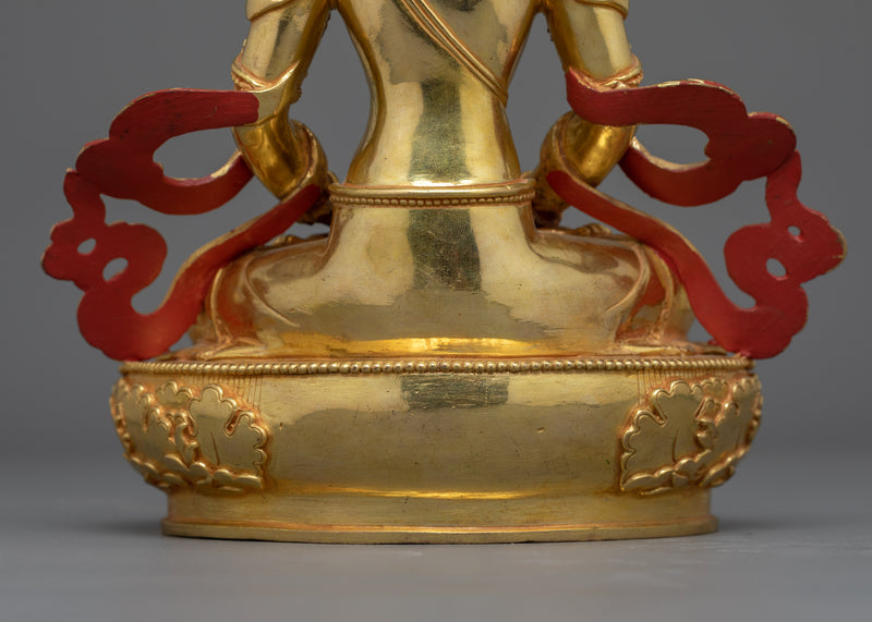 Amitayus Long Life Deity Sculpture | Symbol of Longevity and Spiritual Enlightenment